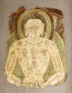 Vairochana Boeddha, uit Balawaste, 7e-8e eeuw door Indian School