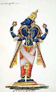 Varaha, Zwijn Avatar van Vishnu door Indian School