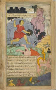 Mahajambunada slaat Ravana neer