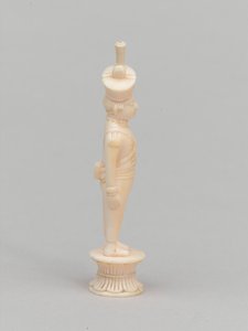 Witte pion, schaakstuk, India, ca. 1820 door Indian School