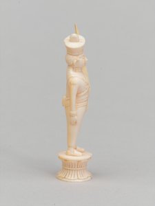 Witte pion, schaakstuk, India, ca. 1820
