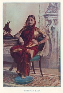 Indiase Inboorlingen: Brahmaanse Dame door Indian photographer