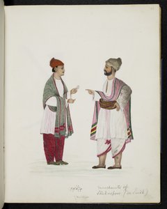 Kooplieden van Shikarpoor in Sindh door Indo European Indo European