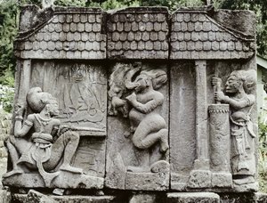 Smederij scène door Indonesian School