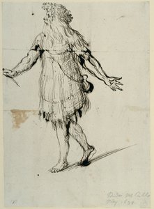 Een druïde, c.1638 door Inigo Jones