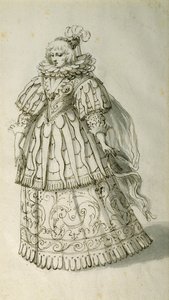Masquer, ca. 1638 door Inigo Jones