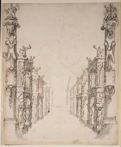 Het huis van Oceanus door Inigo Jones