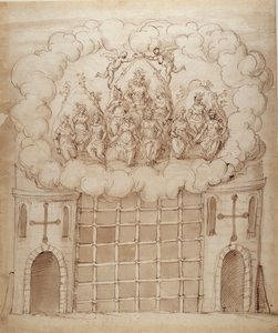 De bevrijding van de dochters van de ochtend door Inigo Jones