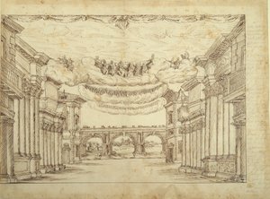 De buitenwijken van een grote stad, ca.1639