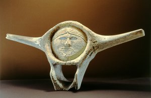Janushoofd, van Cape Dorset (walviswervel)