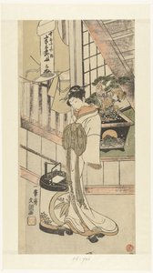 Courtisane Handayu uit het Naka-omi huis