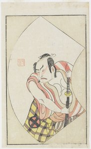 De acteur O_tani Hiroji als Jukka, januari 1770 door Ippitsusai Bunchō