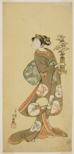 De Acteur Yamashita Kyonosuke I in een Vrouwenrol door Ippitsusai Bunchō