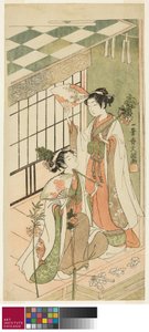 De Heiligdom Dansers door Ippitsusai Bunchō