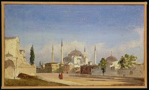 Haghia Sophia, Constantinopel, 1843