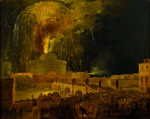 La Girandola: Vuurwerk bij Castel Sant
