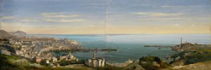 Veduta di Genova col porto