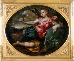 Roem, werk van Ippolito Scarsella, ook bekend als lo Scarsellino, bewaard in de Galleria Estense in Modena