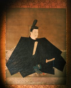 Een portret van Shogun Minamoto Yoritomo in een Boeddhistische Tempel, 2005 (foto)