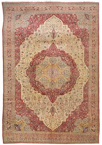 Haji Jalili Tabriz tapijt, ca. 1890 door Iranian School