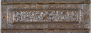 Metaalwerk tas, 1300-35 door Iraqi School
