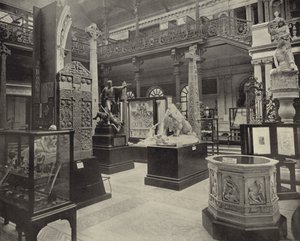 Centrale hof, Dublin Museum voor Wetenschap en Kunst door Irish Photographer