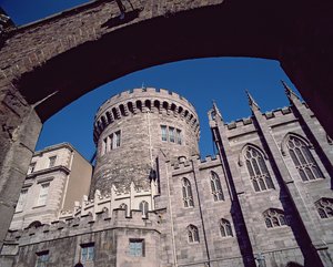 Dublin Castle, de Record Tower door Irish School