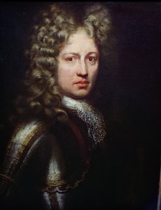 Portret van Patrick Sarsfield, titulair graaf van Lucan (gest. 1693) Ierse Jacobiet en soldaat