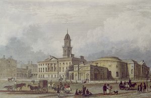 Het Rotunda Ziekenhuis, Dublin door Irish School