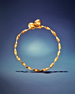 Gedraaide halsband, Ardnaglug, County Roscommon, Vroege IJzertijd door Iron Age