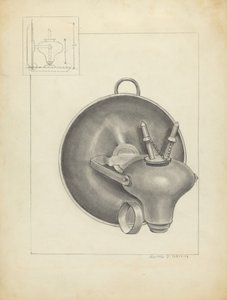 Lamp door Irving D. Genin