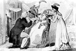 De Moor Wassen, 1795 door Isaac Cruikshank