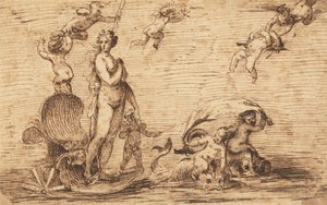 De nimf Galatea door Isaac Fuller