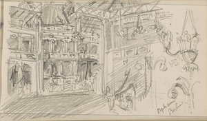 Interieur van het Orpheum theater te Berlijn door Isaac Gosschalk