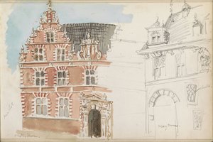 Stadhuis en de Waag te Hoorn