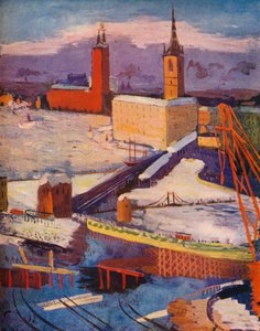 Stockholm, ca. 1933-1935 door Isaac Grünewald
