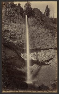 Latourelle watervallen, bij Rooster Rock, Columbia-rivier