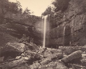 Lulah Falls, Lookout Mountain, Georgia door Isaac H. Bonsall