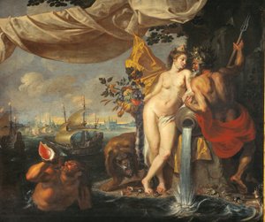 Allegorie van de klank door Isaac Isaacsz