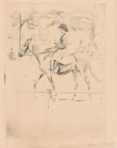 Vrouw te paard