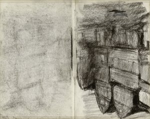 Huizenrij door Isaac Israels