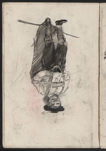 Staande man in Beierse klederdracht