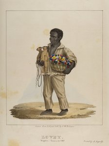 Lovey, plaat 8 uit Schetsen van karakter..., 1838 door Isaac Mendes Belisario