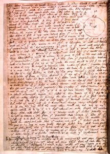 Brief geschreven door Isaac Newton, 28 november 1679 door Isaac Newton