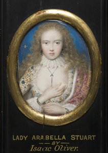 Lady Arabella Stuart door Isaac Oliver