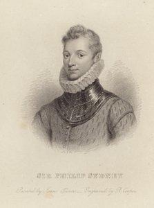 Sir Philip Sidney door Isaac Oliver
