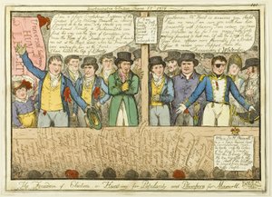 De vrijheid van verkiezing door Isaac Robert Cruikshank