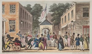 De Koninklijke Bronnen, Cheltenham of Spasmodische aandoeningen door Spa Water, uit The English Spy, gepubliceerd 1824