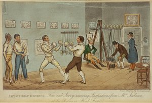 De kunst van zelfverdediging door Isaac Robert and George Cruikshank