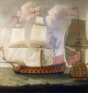 Dubbele beschrijving van een bewapend schip 